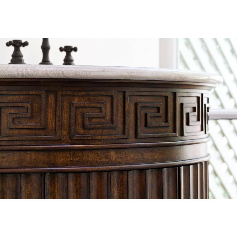 42" Ambella Home Fluted VanityDark Bathroom Vanities and More