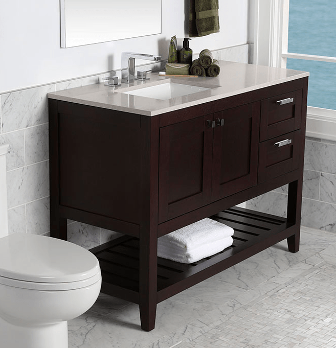 35 Bathroom Vanity 35 Inch Single Sink Bathroom Vanity with Dovetail