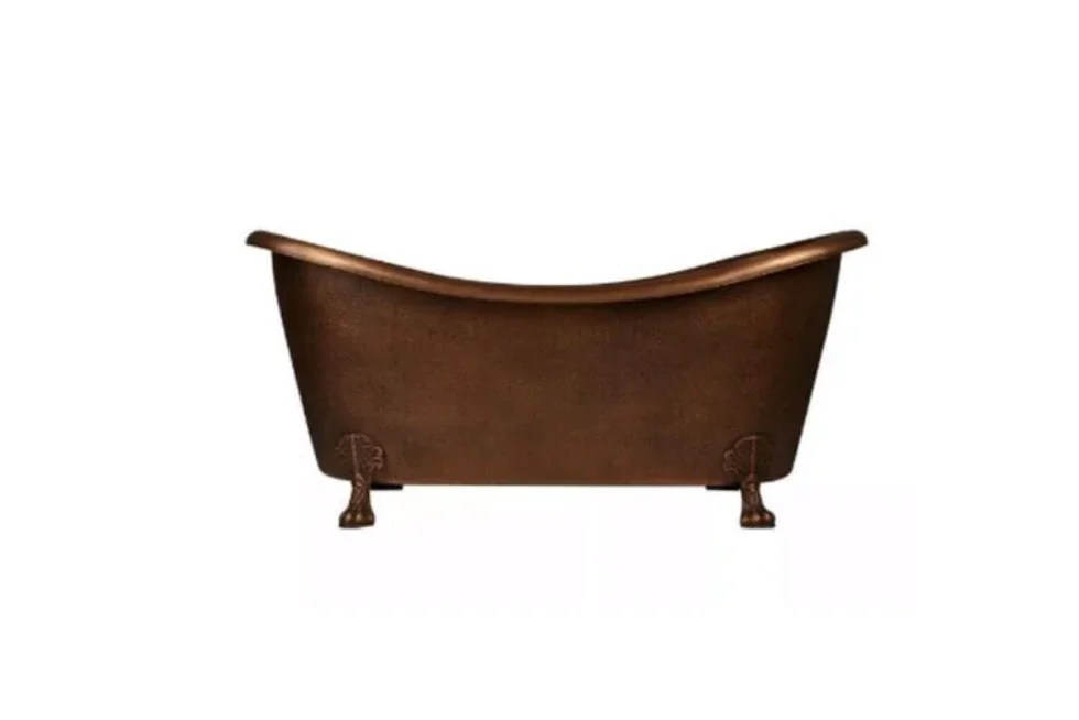 "Moby Dick" Antique Finish Package Deal "Waste + Floor Taps Gold" Bathroom Warehouse UK