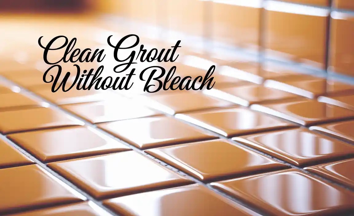Clean Grout Without Bleach