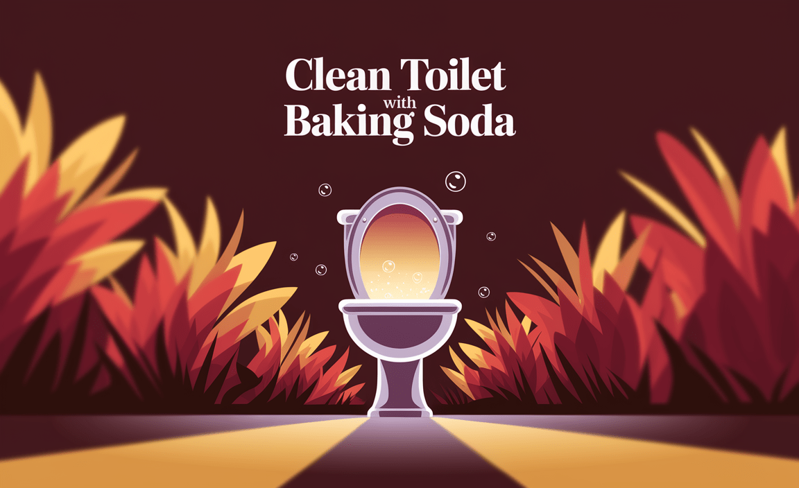 Clean Toilet With Baking Soda