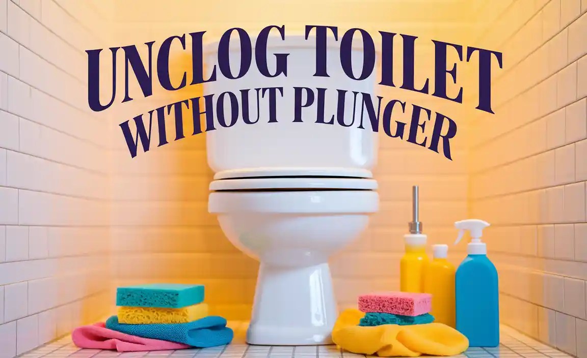 Unclog Toilet Without Plunger