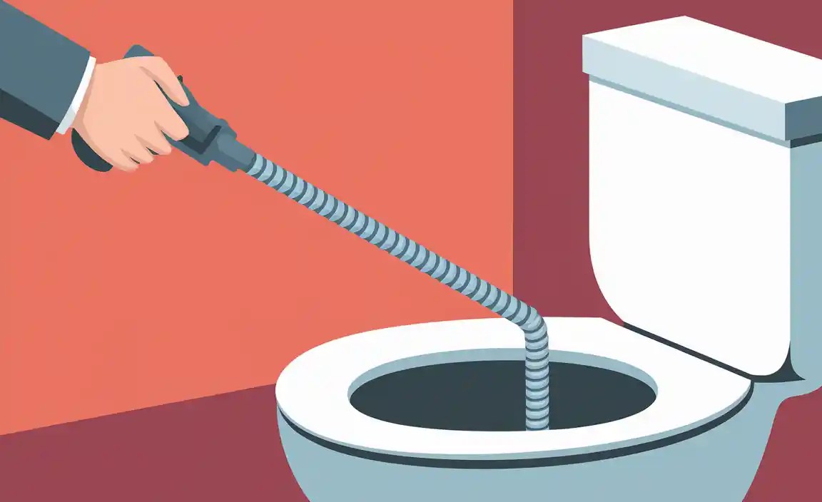 Utilizing a Toilet Auger