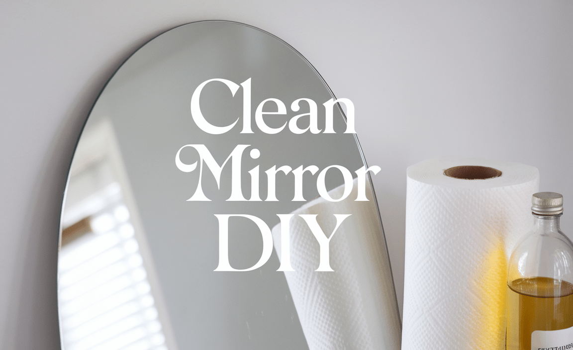 Clean Mirror Diy
