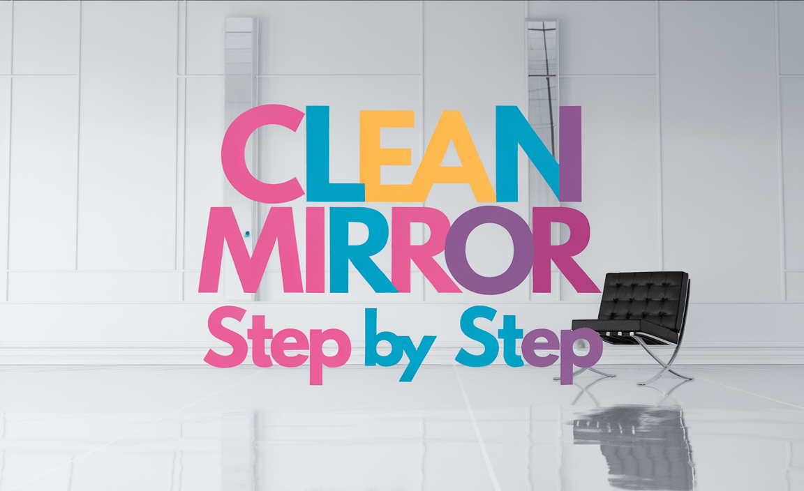 Clean Mirror Step By Step