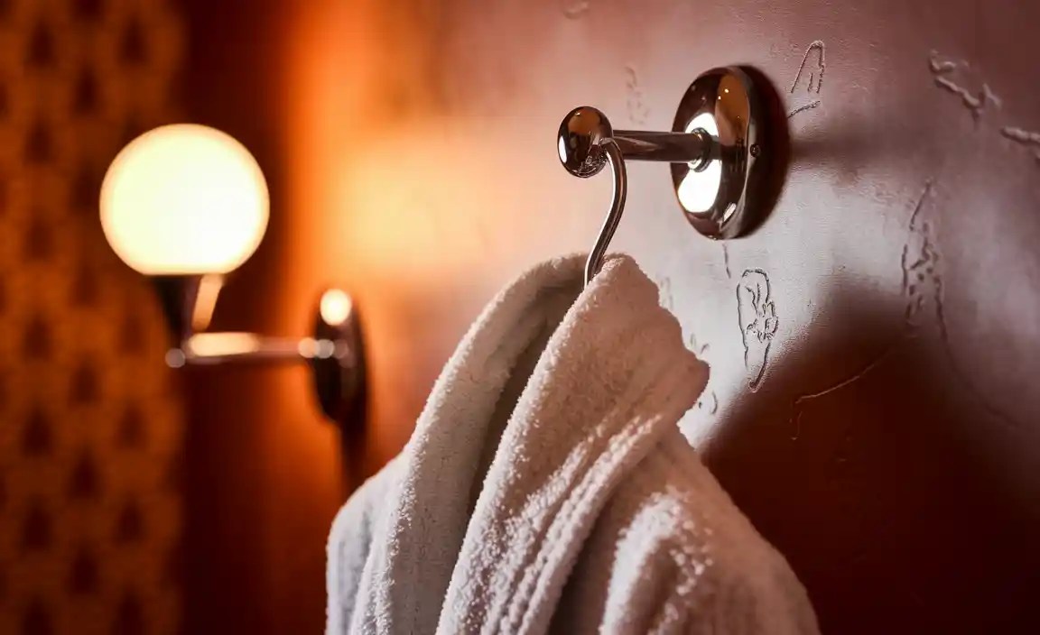 Where to Install Your Bathroom Robe Hooks