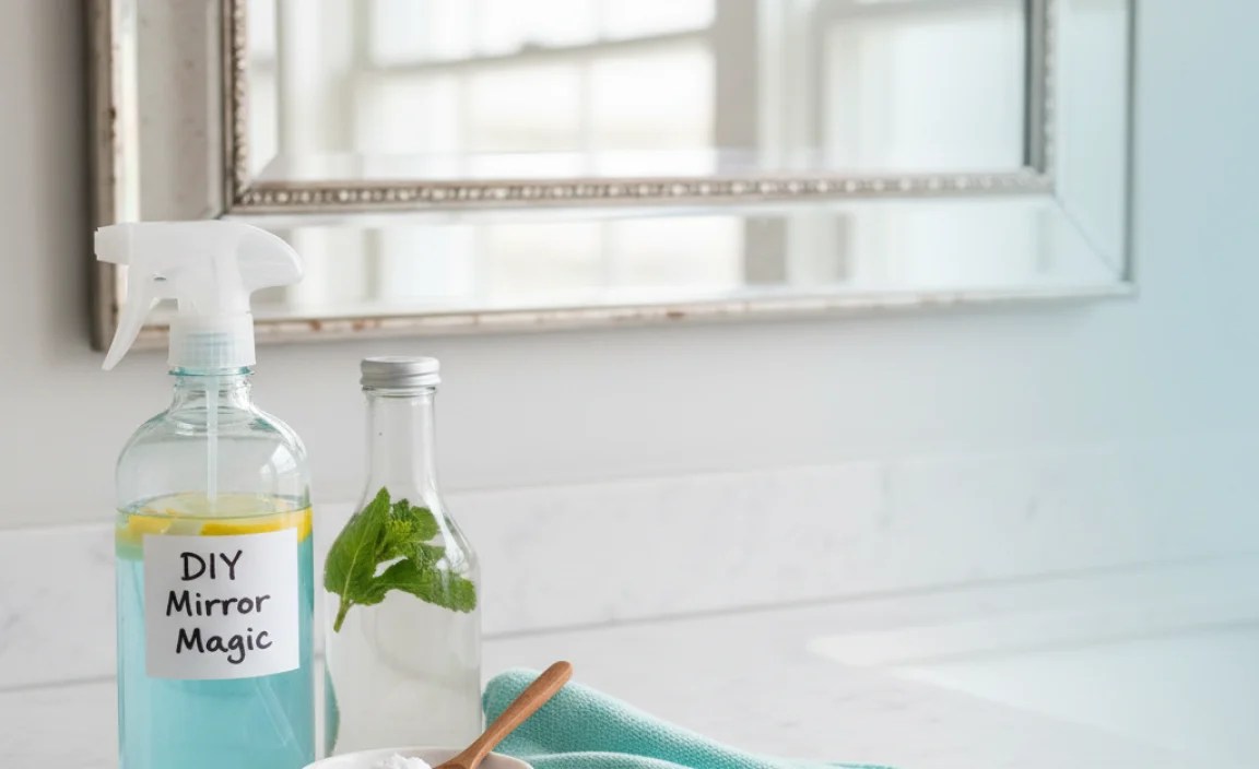 DIY Mirror Cleaning Solutions: Gentle Yet Effective