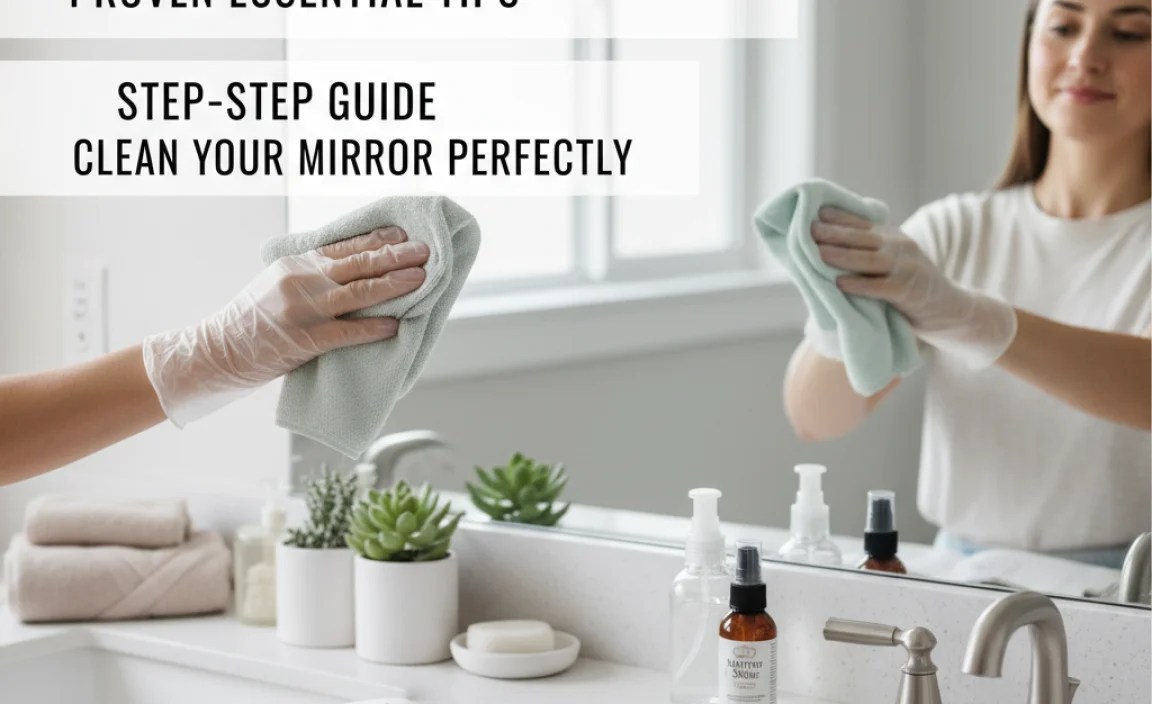 Step-by-Step Guide: How to Clean Your Mirror Perfectly