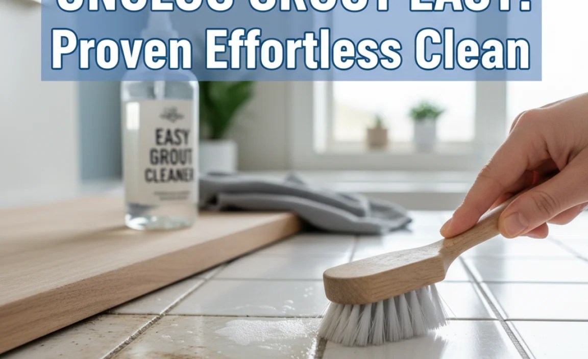 Unclog Grout Easy: Proven Effortless Clean
