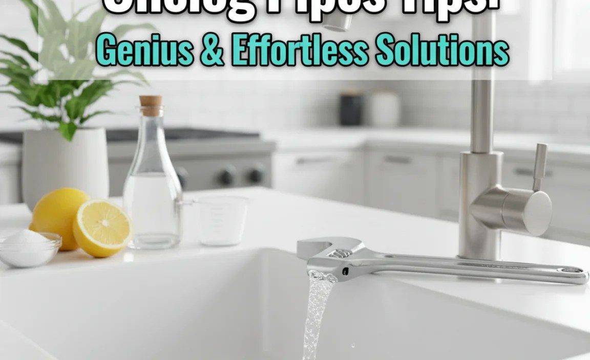 Unclog Pipes Tips: Genius & Effortless Solutions