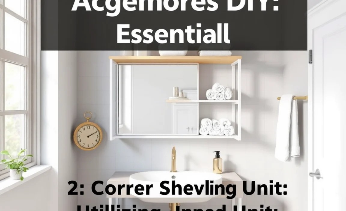 2. Corner Shelving Unit: Utilizing Unused Space
