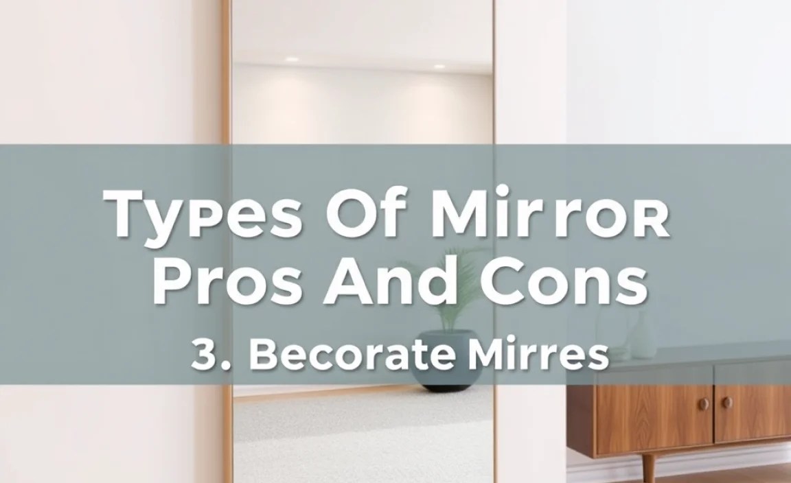 3. Decorative Mirrors