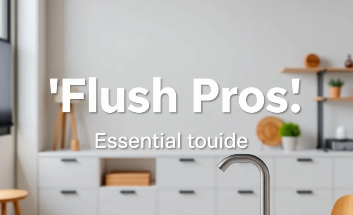 “Flush Pros” as Products and Tools