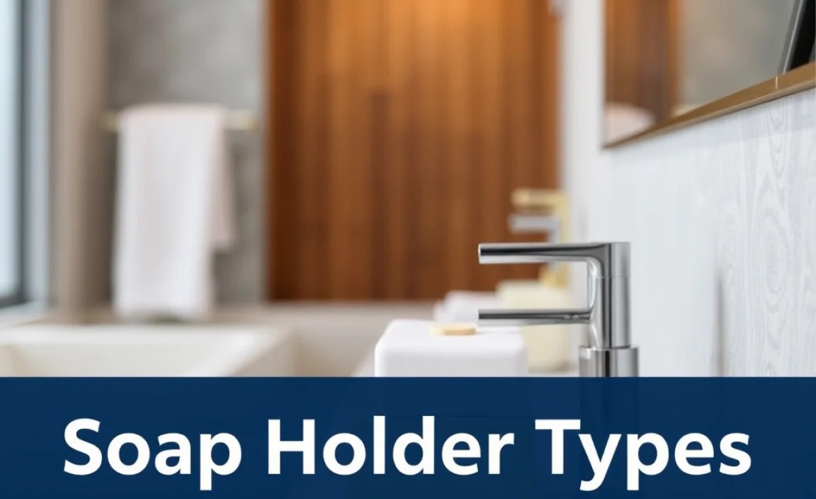 A Comparison Table of Soap Holder Types