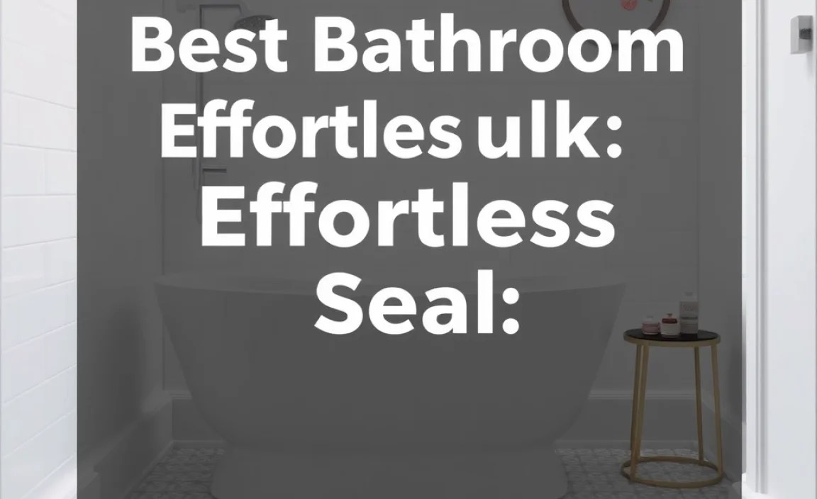 Achieving an Effortless Seal: Application Tips