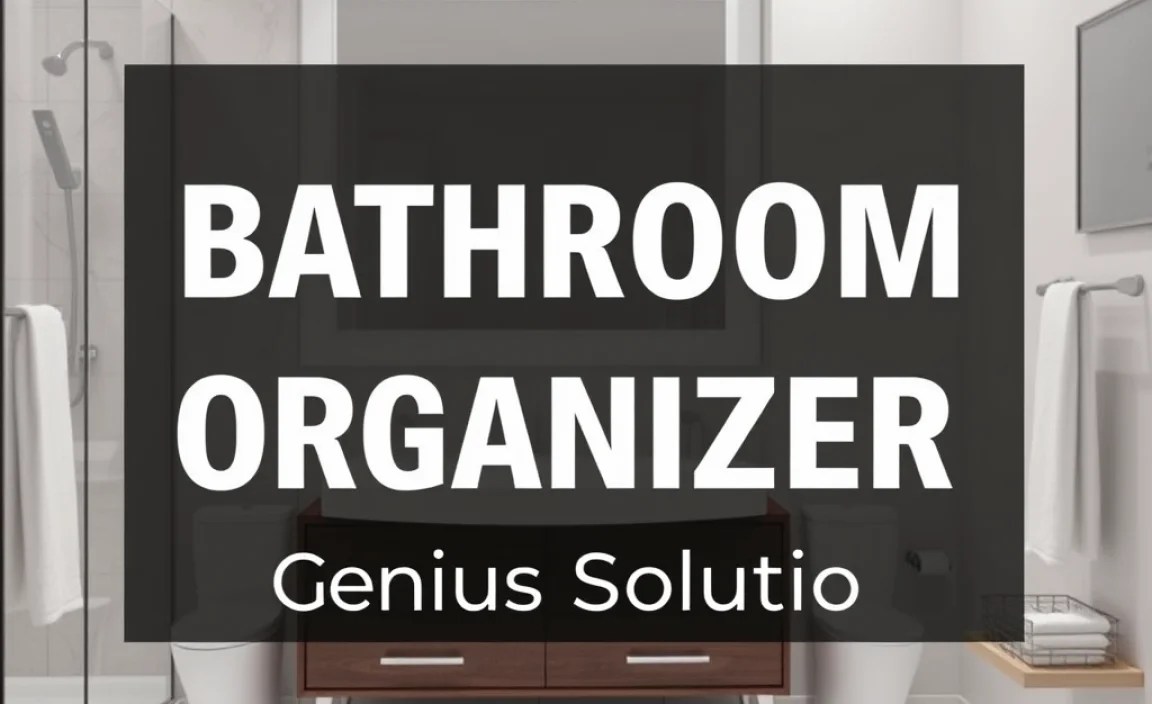 Acrylic Bathroom Organizers Affordable: Genius Solution