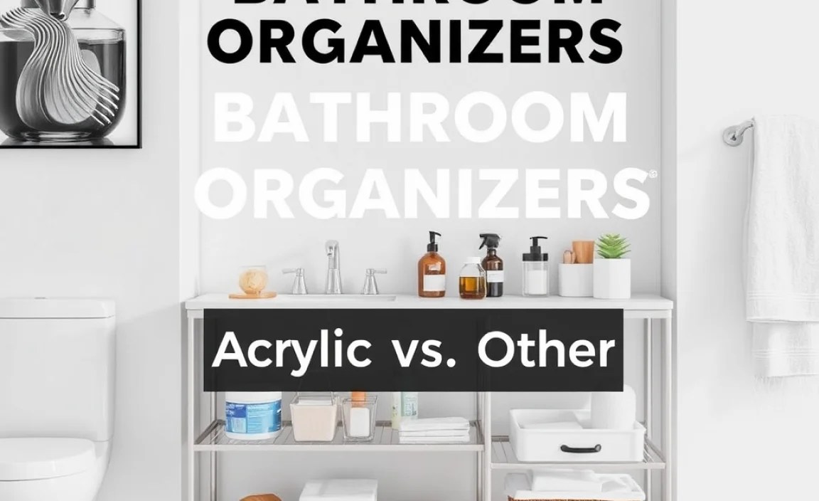 Acrylic vs. Other Organizer Materials
