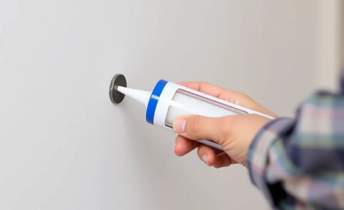 Applying the Caulk