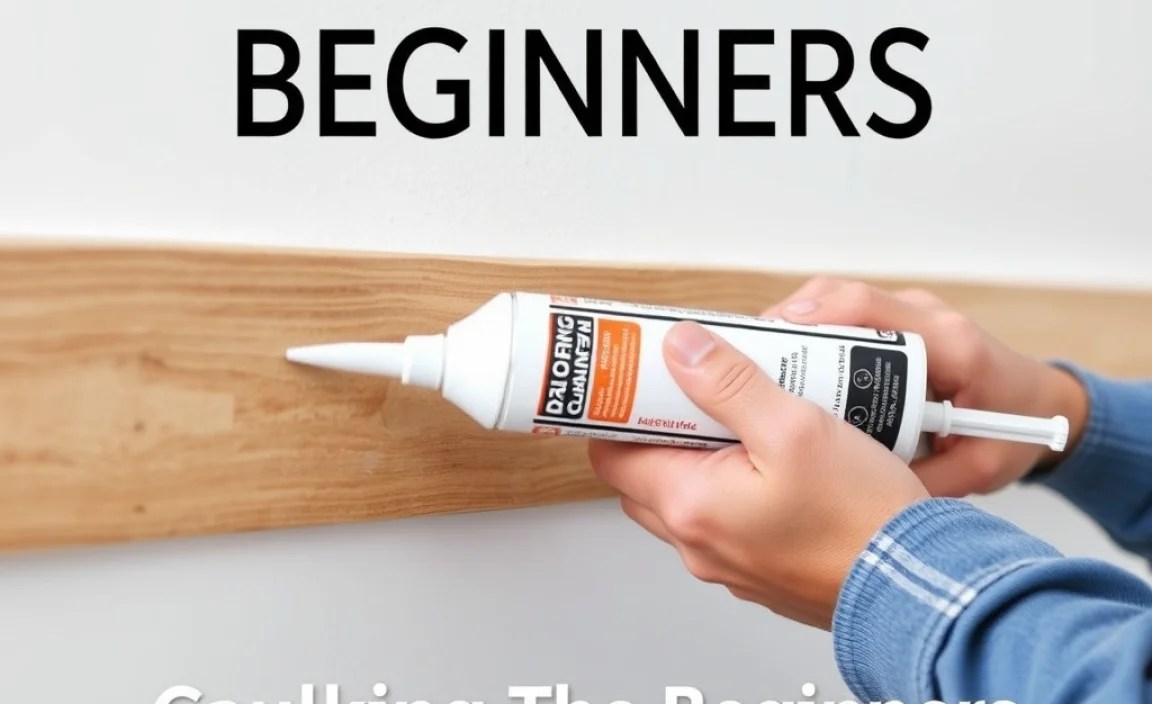Applying The Caulk