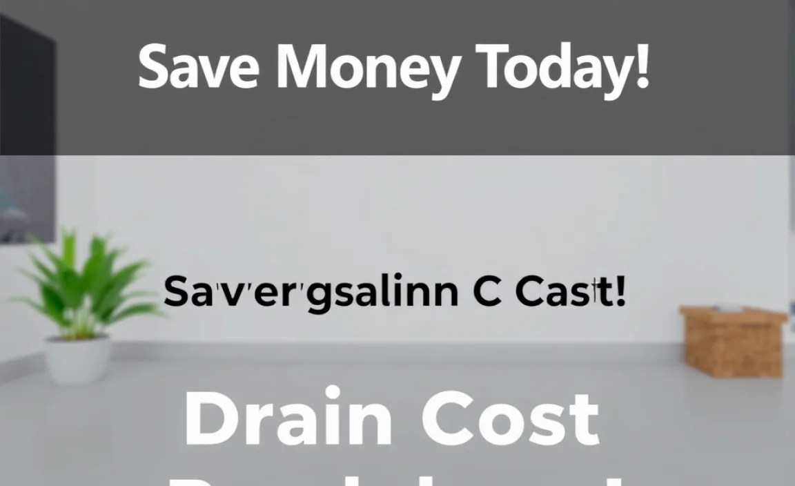 Average Clean Drain Cost Breakdown
