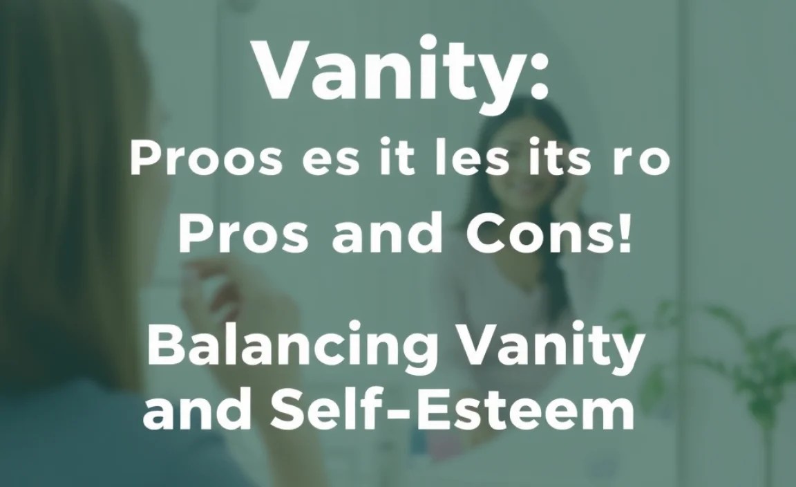 Balancing Vanity and Self-Esteem
