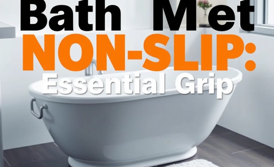 Bath Mat Set Non Slip: Essential Grip