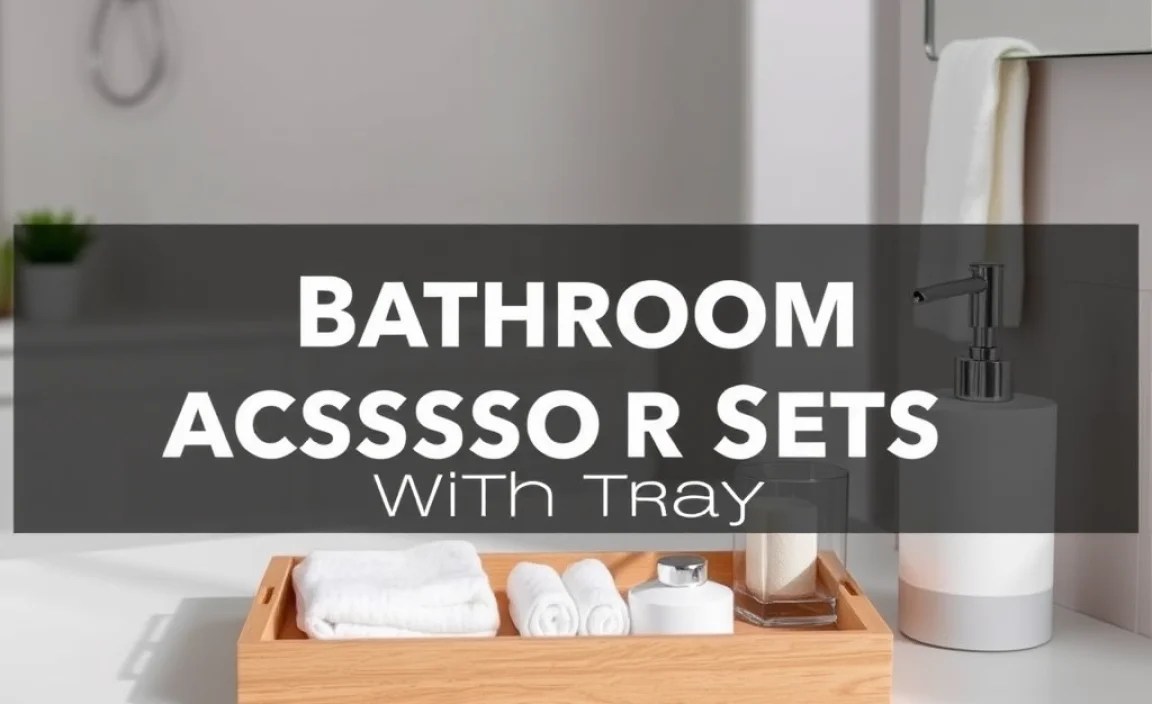 Bathroom Accessory Sets With Tray Amazon: Essential Buys