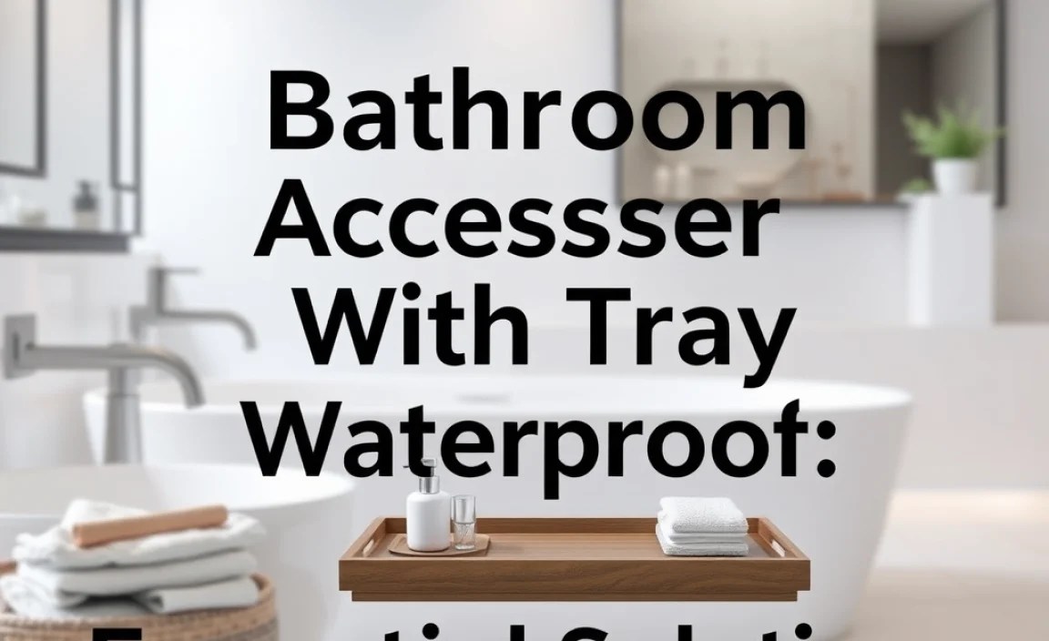 Bathroom Accessory Sets With Tray Waterproof: Essential Solutions