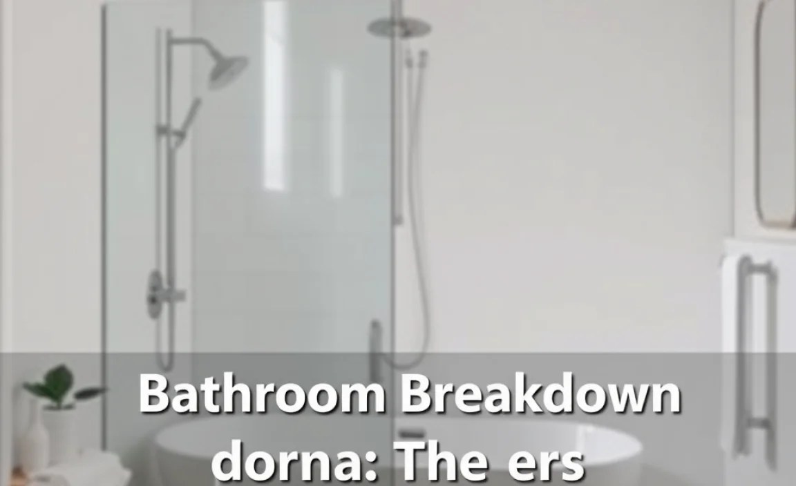 Bathroom Breakdown For Beginners: The Shower