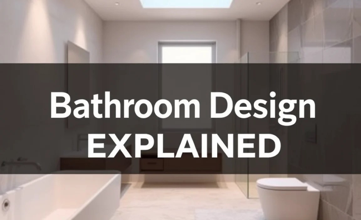 Bathroom Design Explained: Ultimate Guide