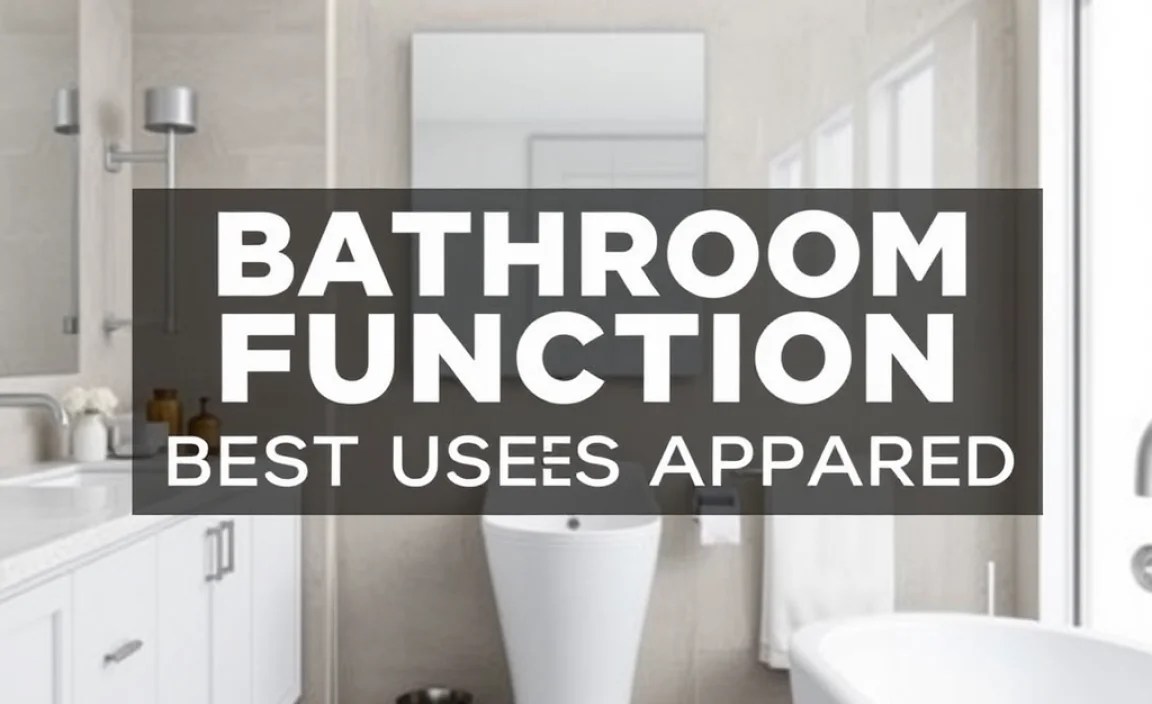 Bathroom Function vs Alternatives: Best Uses Compared