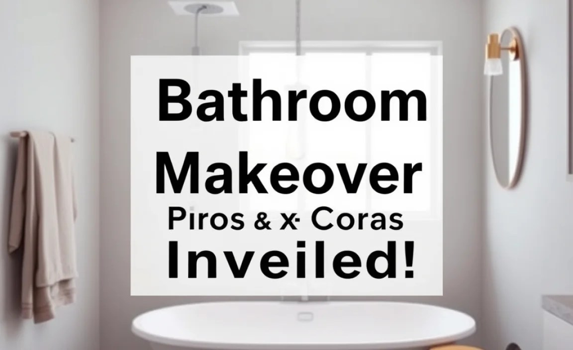 Bathroom Makeover: Pros & Cons Unveiled!