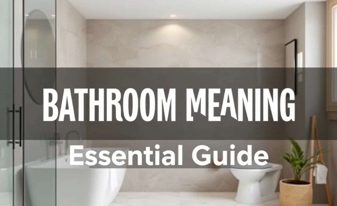 Bathroom Meaning Vs Alternative: Essential Guide