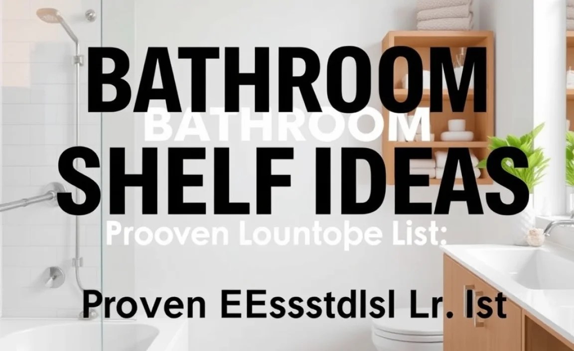 Bathroom Shelf Ideas: Proven Essentials List