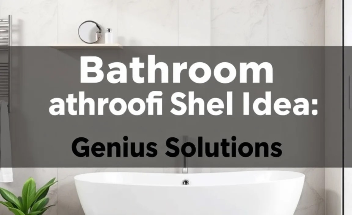 Bathroom Shelf Ideas With Holder: Genius Solutions