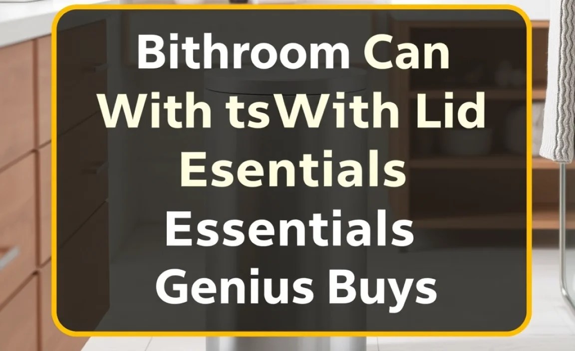 Bathroom Trash Can With Lid Essentials Checklist
