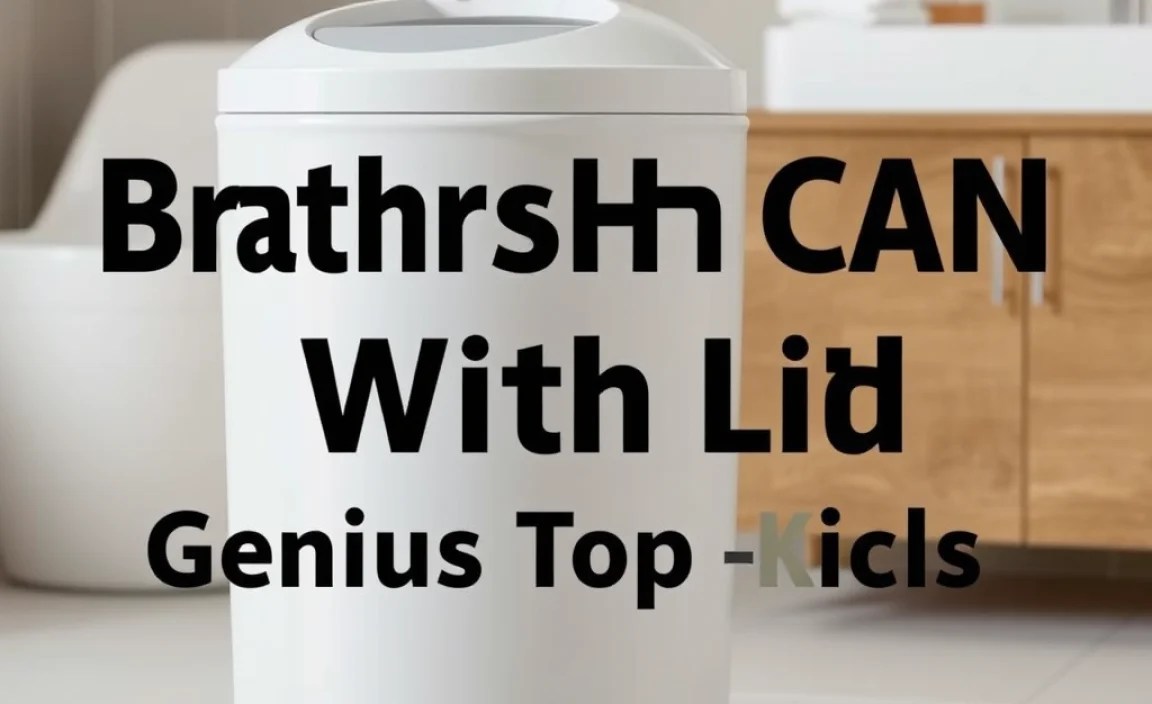 Bathroom Trash Can With Lid: Genius Top Picks