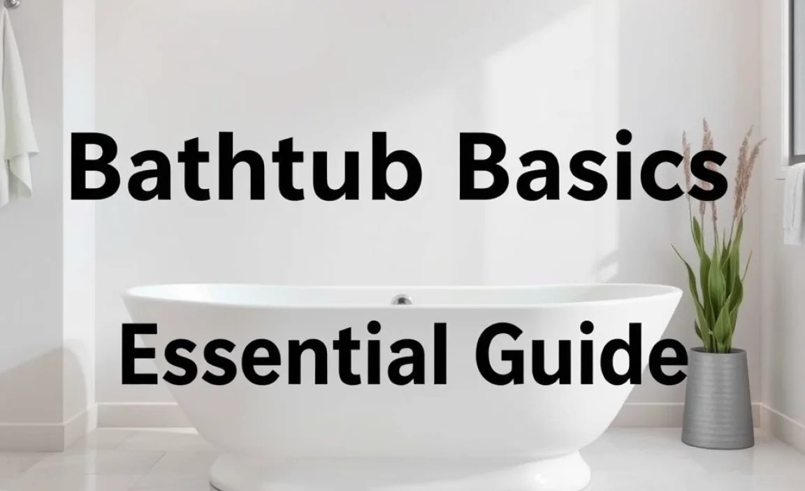 Bathtub Basics for Beginners: Essential Guide