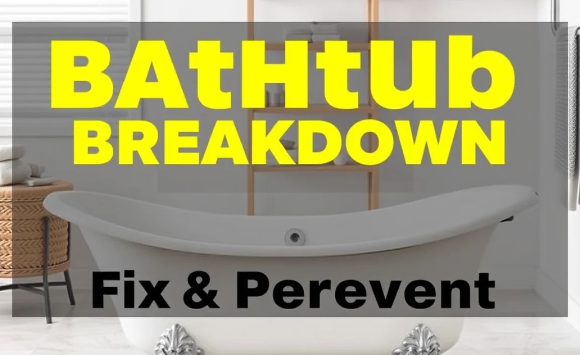 Bathtub Breakdown: Fix & Prevent Common Issues Fast!