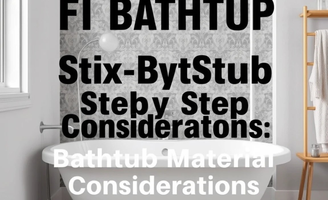 Bathtub Material Considerations