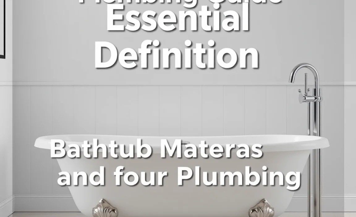 Bathtub Materials and Their Plumbing Implications