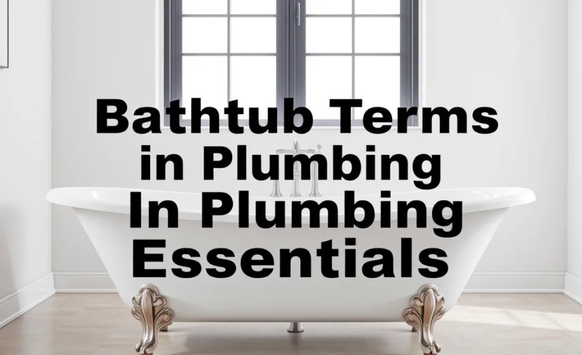 Bathtub Terms In Plumbing: Genius Essentials