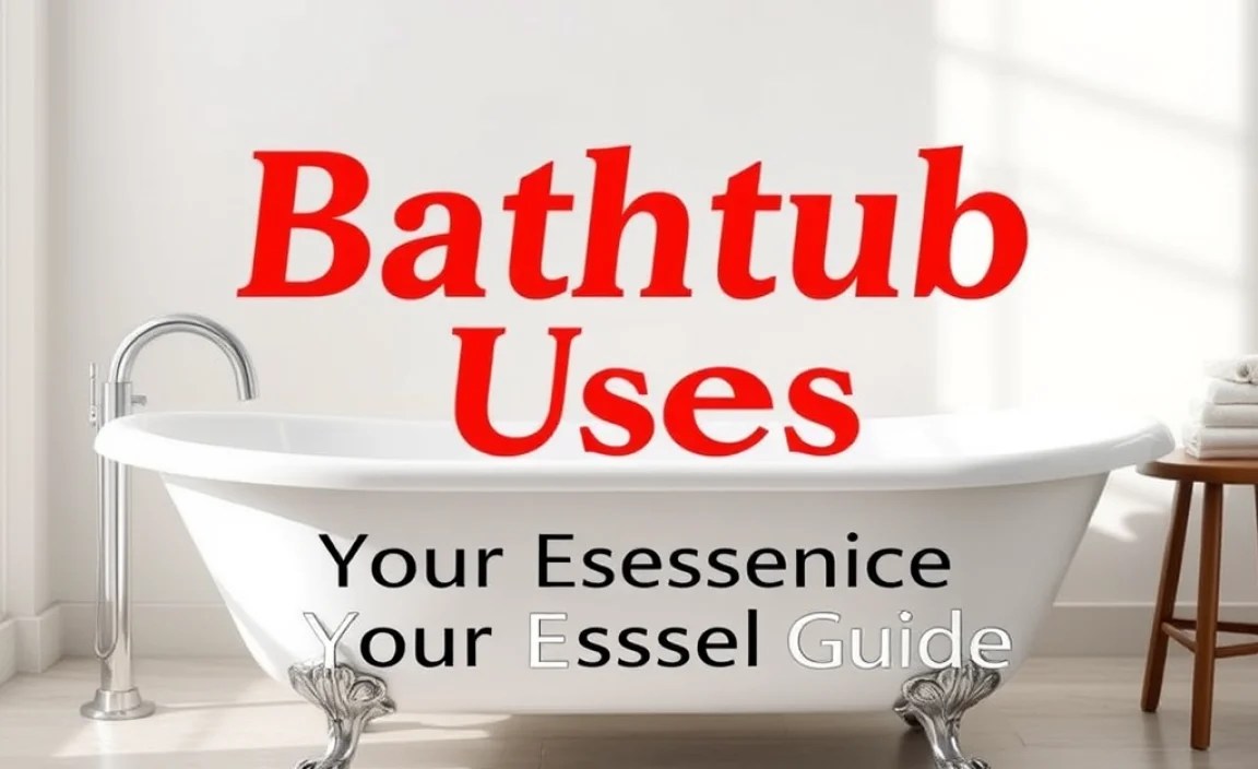Bathtub Uses: Your Essential Guide