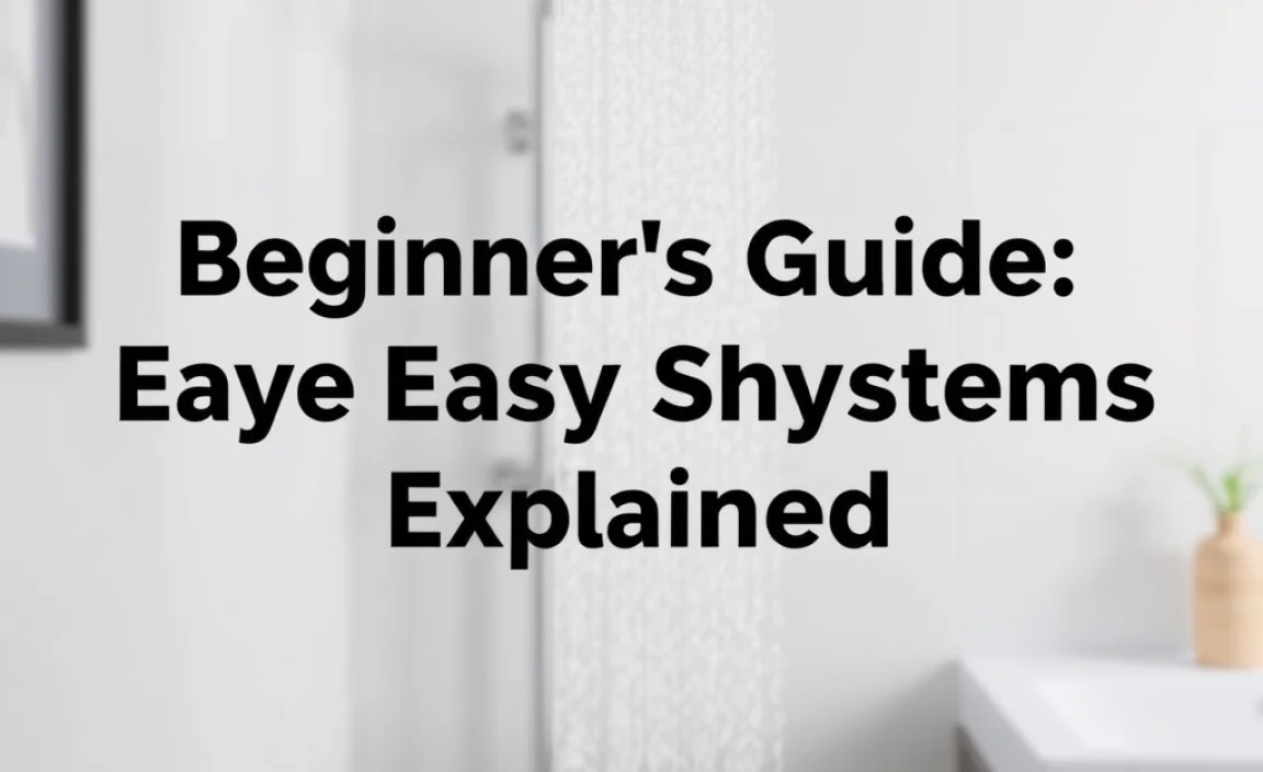 Beginner’s Guide: Easy Shower Systems Explained