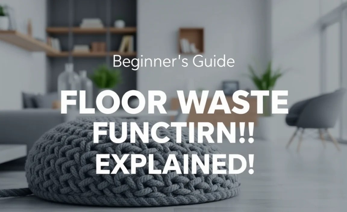 Beginner’s Guide: Floor Waste Functions Explained!