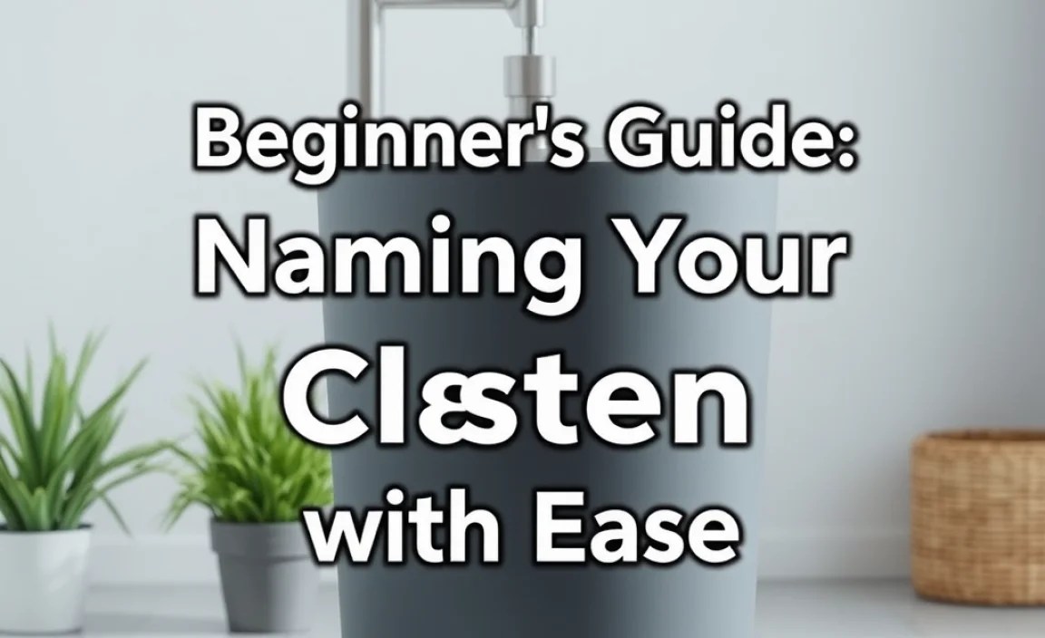 Beginner’s Guide: Naming Your Cistern with Ease