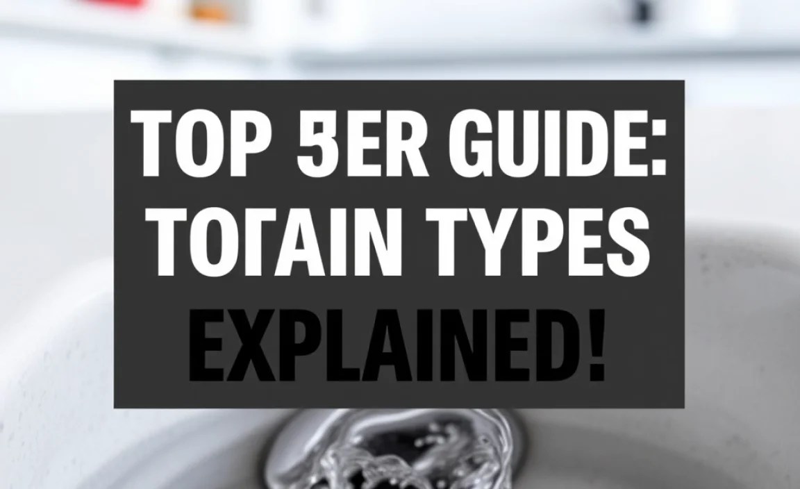Beginner’s Guide: Top 5 Drain Types Explained!