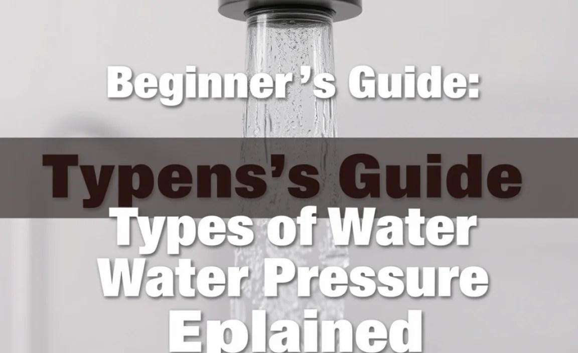 Beginner’s Guide: Types of Water Pressure Explained