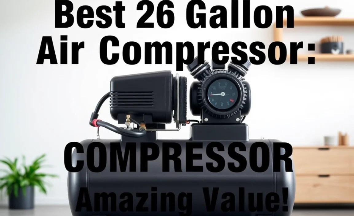Best 26 Gallon Air Compressor: Amazing Value!