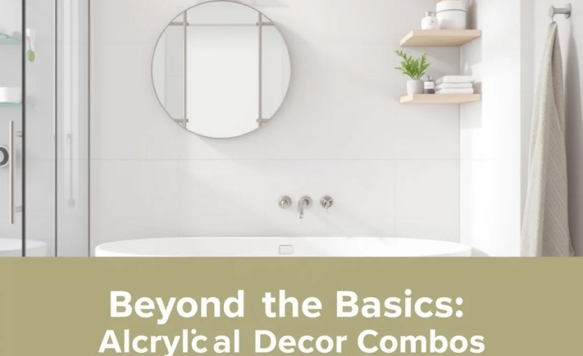 Beyond the Basics: Creative Acrylic Decor Combos